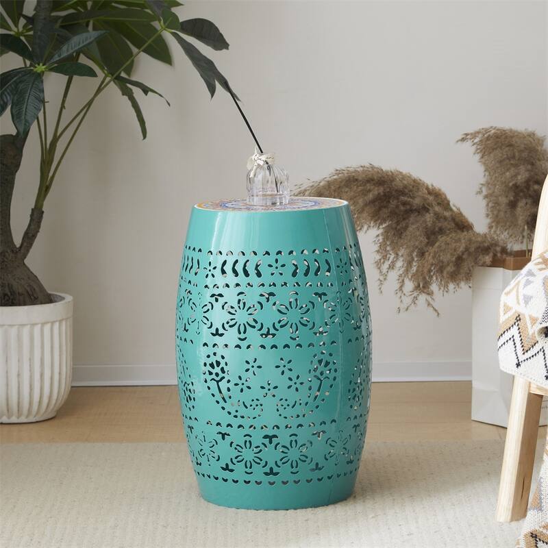 12" Metal Side Table