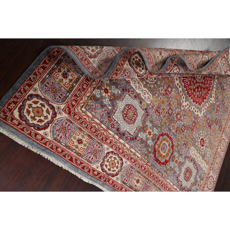 Geometric Khotan Oriental Home Decor Area Rug Wool Hand-knotted Carpet - 8'2" x 9'7"