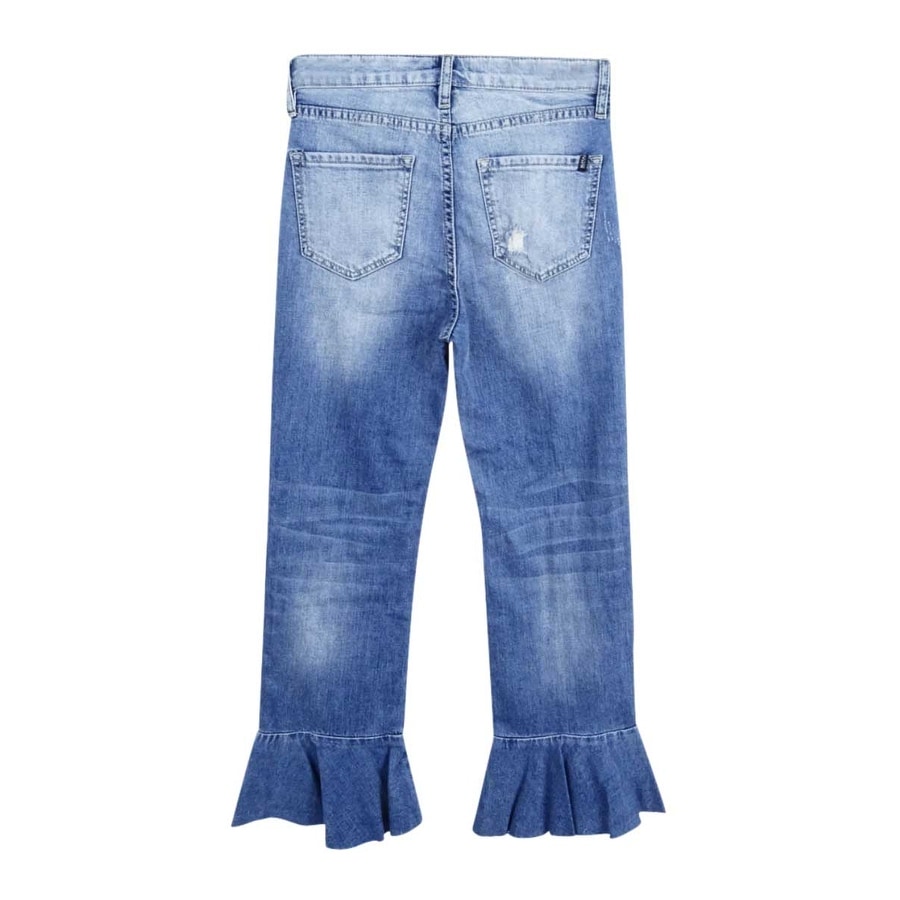 Buffalo David Bitton Women's Ivy Ruffled Skinny Jeans - Femme - Overstock -  23601360 - 28