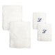 preview thumbnail 19 of 26, Sweet Kids 2-piece White Turkish Cotton Bath and Hand Towel Set with Royal Blue Monogrammed Initial L - White