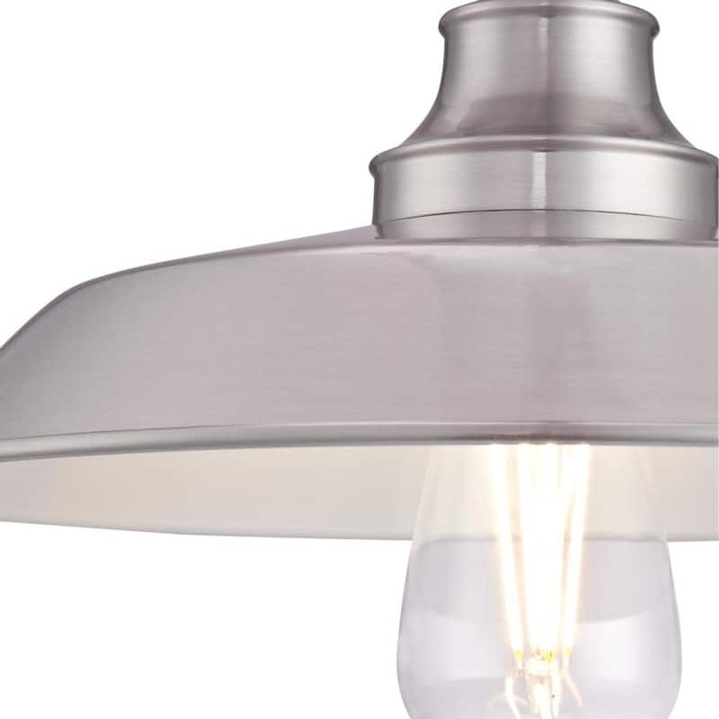 Roseto Red Deer Single Light 12" Wide Semi-Flush Ceiling Fixture