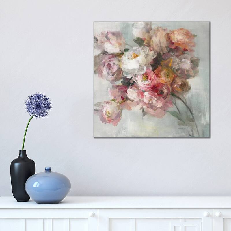iCanvas "Blush Bouquet" by Danhui Nai Canvas Print - 18x18x1.5