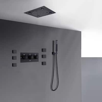 LED Ceiling Concealed Shower Mixer Systerm