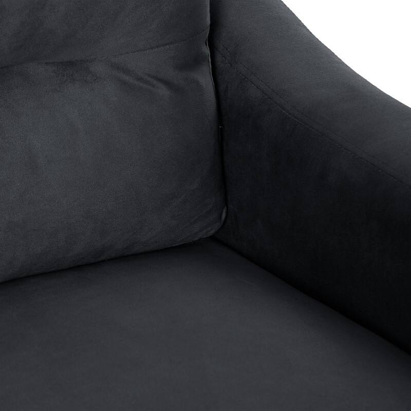 Modular Velvet Couch Comfortable Sectional Sofa with Detachable Design