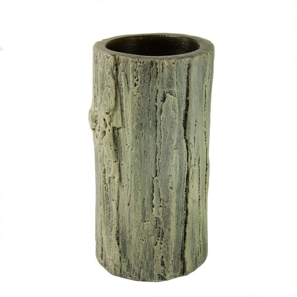 6 Rustic Faux Tree Bark Battery Operated Flameless LED Wax Christmas Pillar Candle 6 Rustic Faux Tree Bark Battery Operated Flameless LED Wax Christmas Pillar Candle