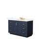Option Dark Blue, Gold Trim, Giotto Quartz Top