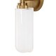 preview thumbnail 11 of 9, Uttermost Wellsville 2 Lt Brass Sconce - 22"W x 4.375"D x 5"H