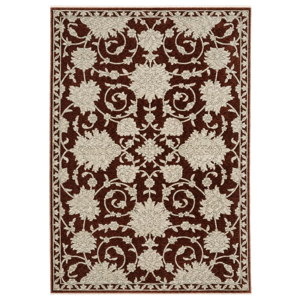Style Haven Caiden Updated Traditional Floral Area Rug