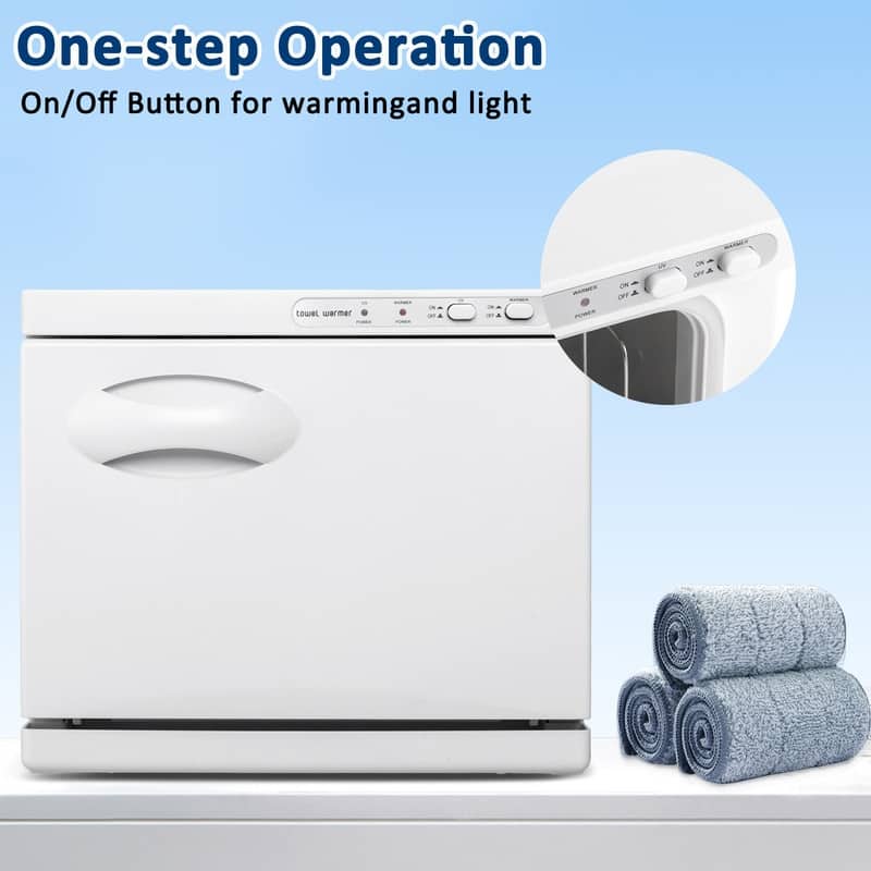 Hot Towel Warmer for Facials Massage, Aluminum Chamber, Salon Beauty Spa Barbershop Equipment
