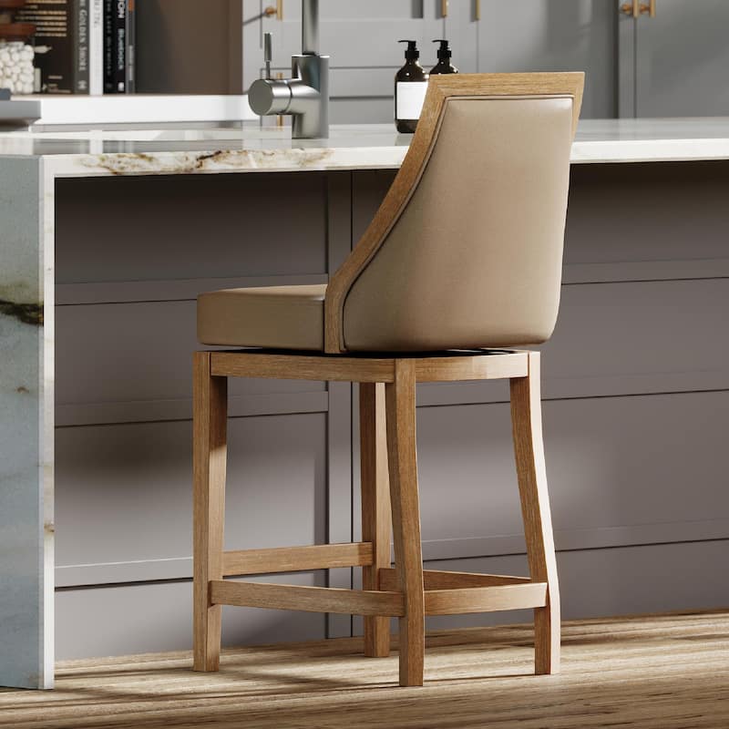 Maven Lane Vienna Swivel Kitchen Stool