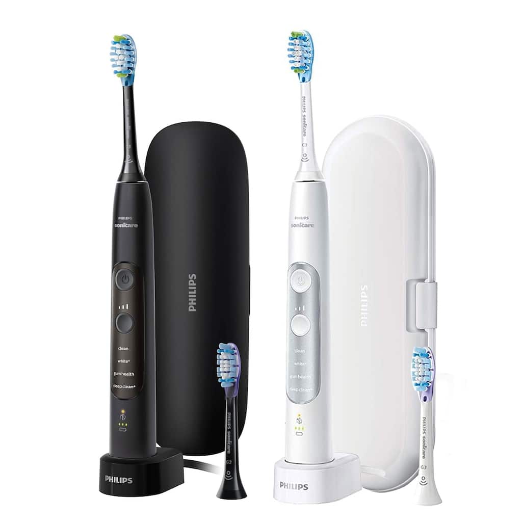 Philips Sonicare ExpertClean 7500 Rechargeable Electric Toothbrush HX9690/05 Black and White