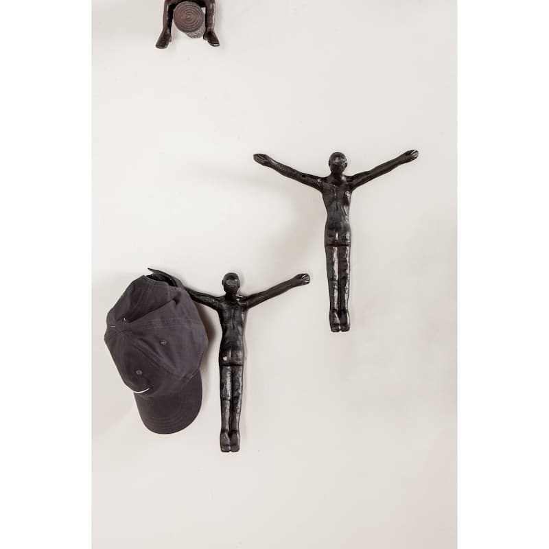 Aluminum Divers People Wall Decor (Set of 5) - Grey
