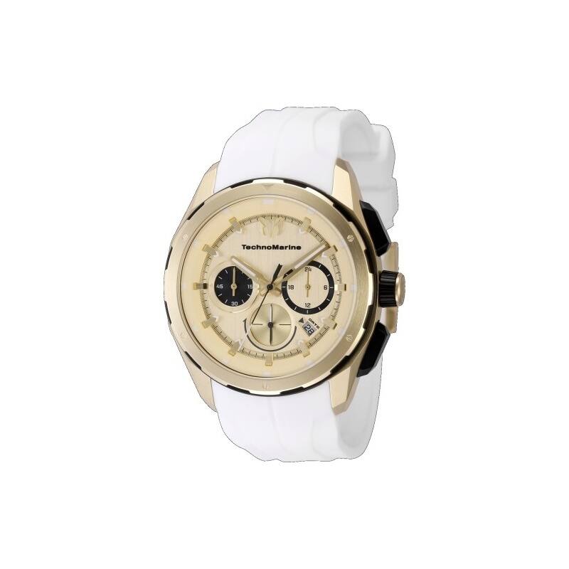 Technomarine Men's TM-318101 OCEAN Quartz Chronograph Gold Dial Watch