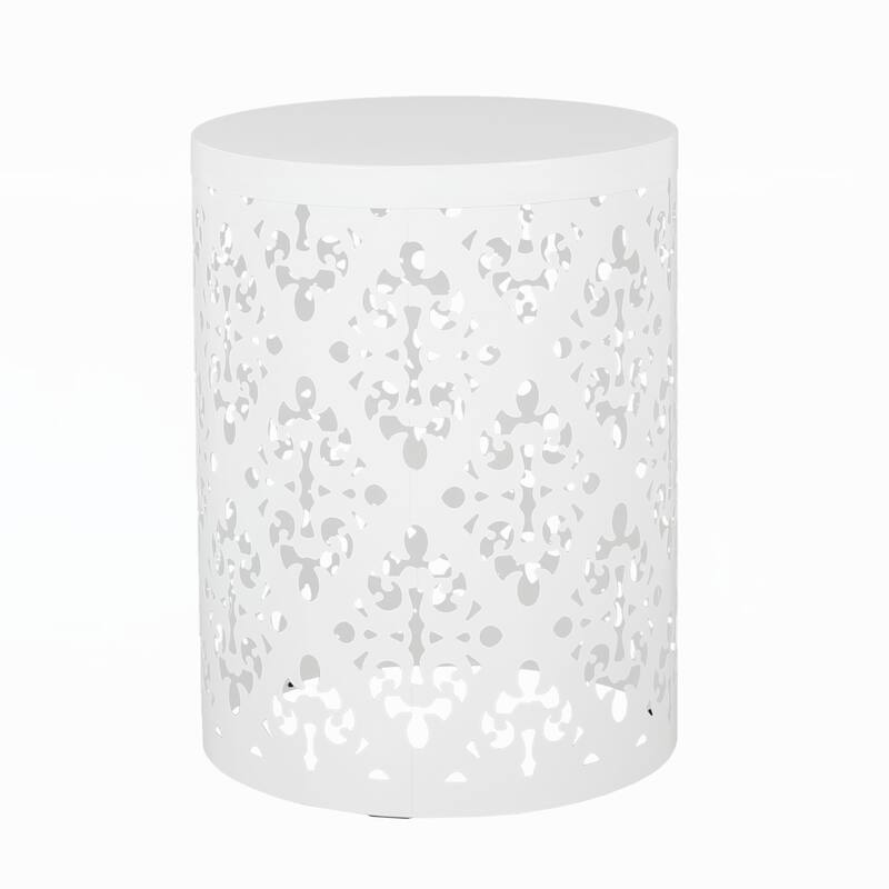 Outdoor Metal end Table -Large