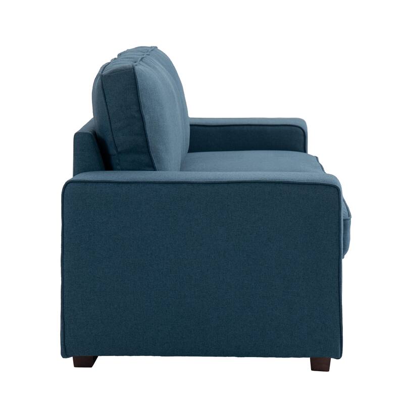 80" Linen 3-Seat Sofa Living Room Loveseat
