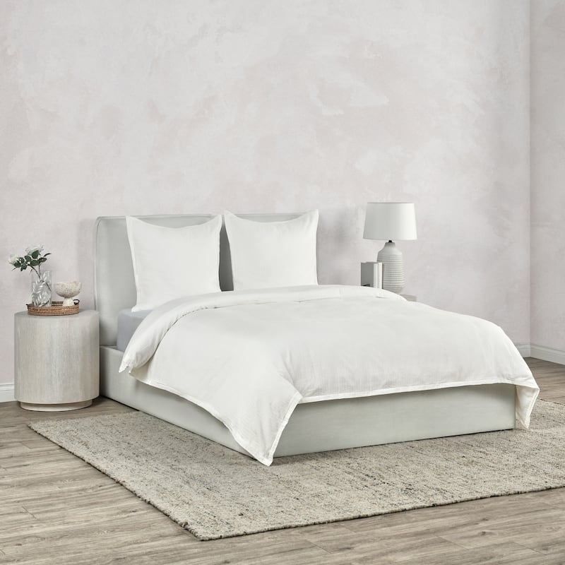 Villa by Classic Home Karina 100% Cotton White Sham