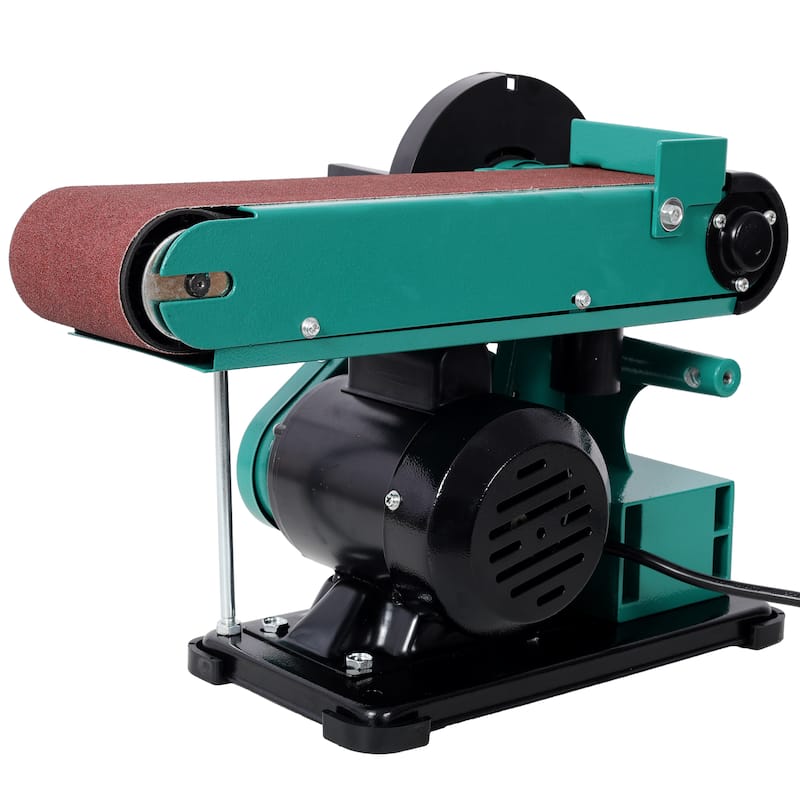 Anmytek 4" x 36" Belt Sander 6" Disc Polisher Grinder 120V UL Certified Green