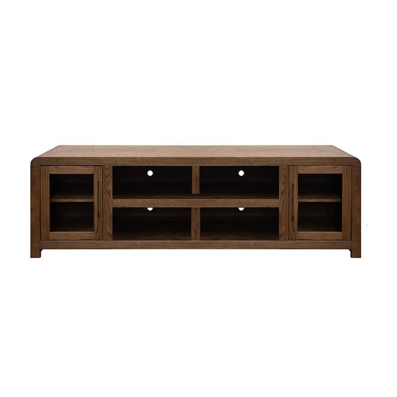 Bridgevine Home Haven 82 inch TV Stand, for TVs up to 90 inches, No Assembly Required