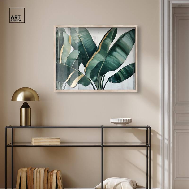 Jungle Jewel Jade I Shadowbox by Art Remedy