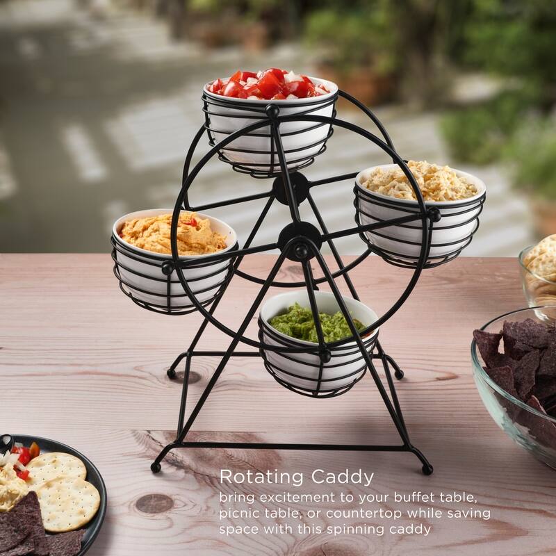 Gourmet Basics by Mikasa Rotating Entertaining Caddy
