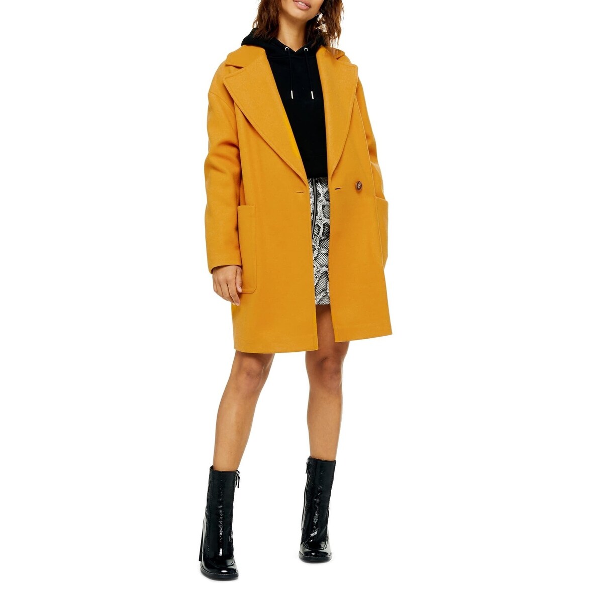 Womens coats mustard