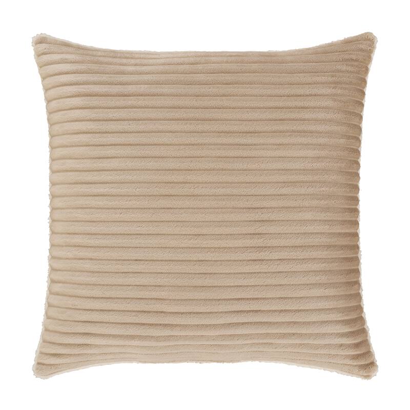 J. Queen New York Everett 20" Square Decorative Throw Pillow - Beige