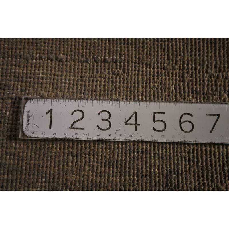 Gray Modern Gabbeh Oriental Foyer Rug Handmade Wool Carpet - 3'2" x 4'10"