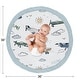 preview thumbnail 4 of 2, Sweet Jojo Designs Vintage Airplane Boy Baby Tummy Time Playmat Green Blue Yellow Airplanes Plane Transportation Clouds Sun Sky