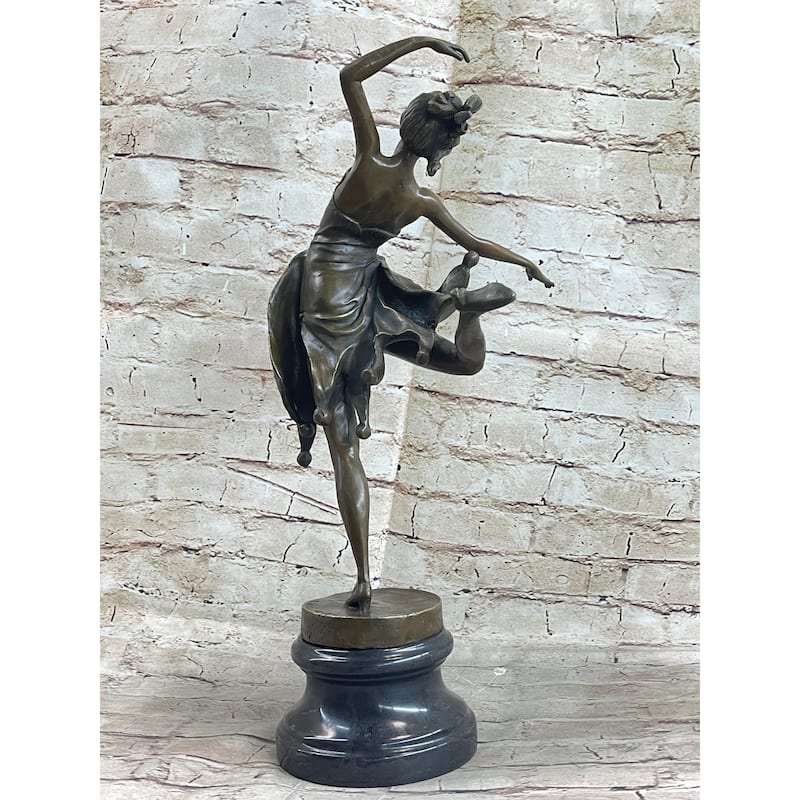 Handmade Bronze Sculpture Museum Quality Dancer By Zach Masterpiece Figurine