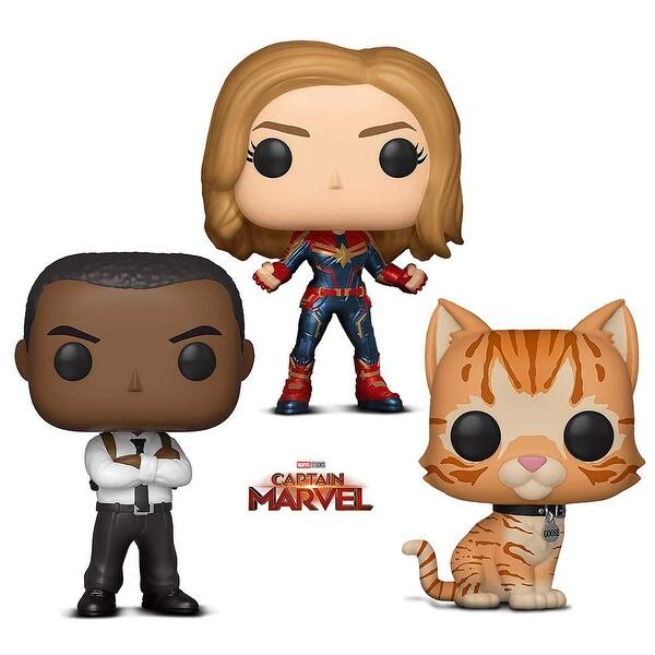 Shop Warp Gadgets Bundle Funko Pop Marvel Captain Marvel Nick Fury