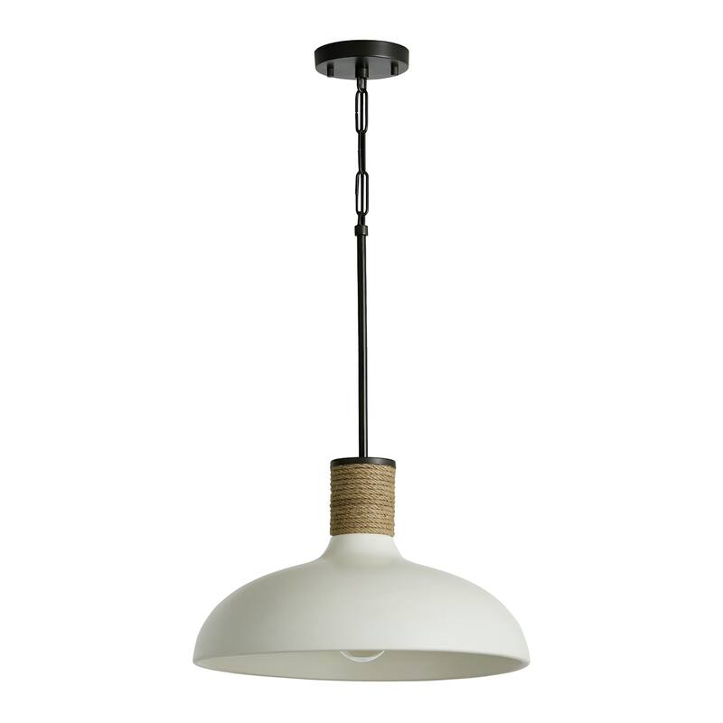 Destin 1-light Dark Pewter Hanging Pendant - Dark Pewter - 11.5"H x 17.5"W