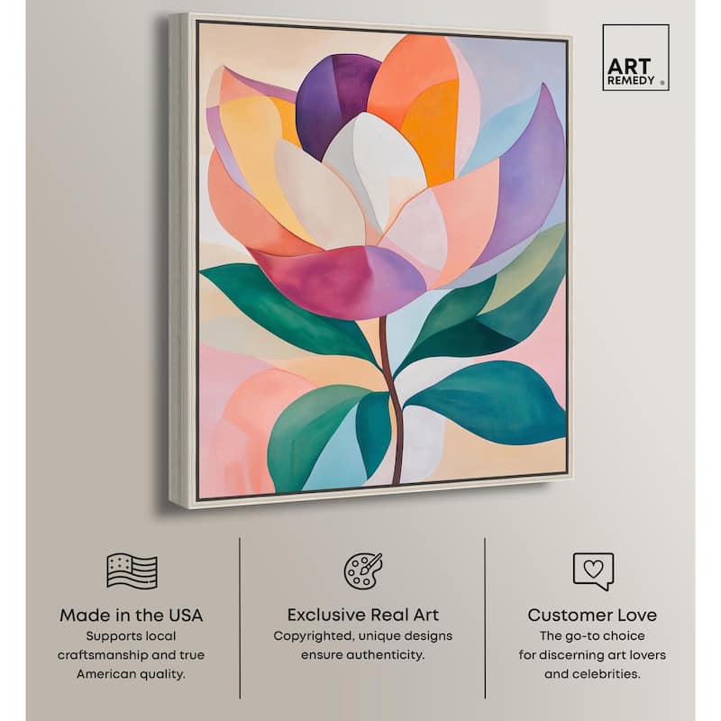 Magnolia in Color II Canvas by Art Remedy