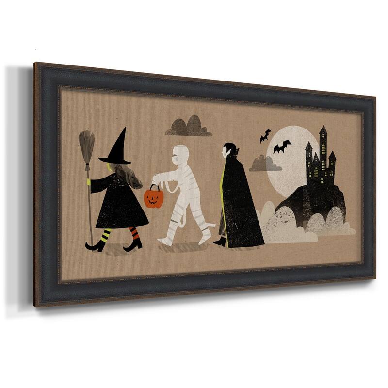 Graphic Halloween Collection D Premium Framed Canvas- Ready to Hang