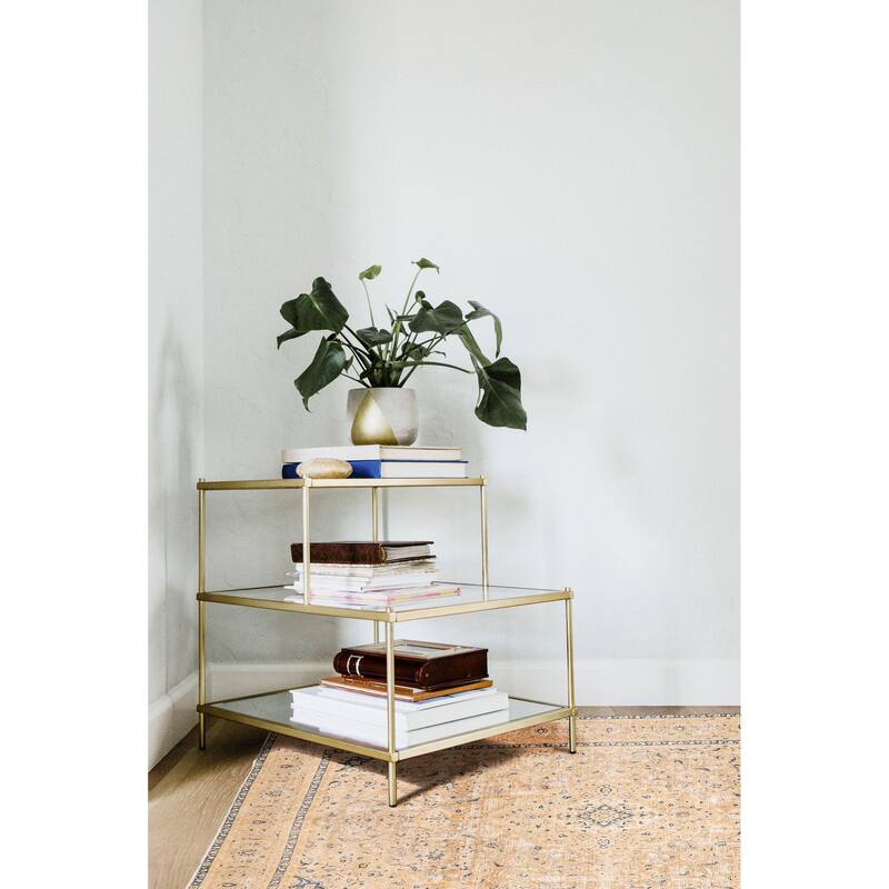 ECARPETGALLERY Hand-knotted Antalya Vintage Tan Wool Rug - 8'10 x 12'2