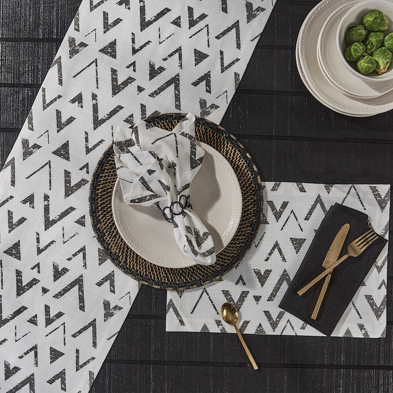 Split P Triangles Placemat Set of 4 - 13" x 19"