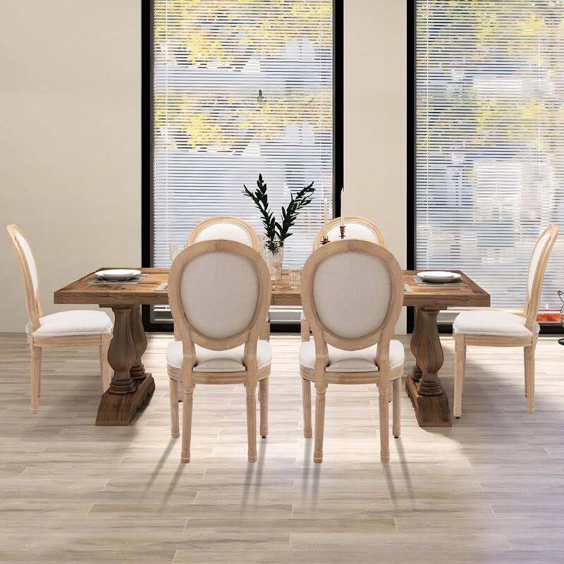 French Dining Chair with Nailhead Trim Set of 4