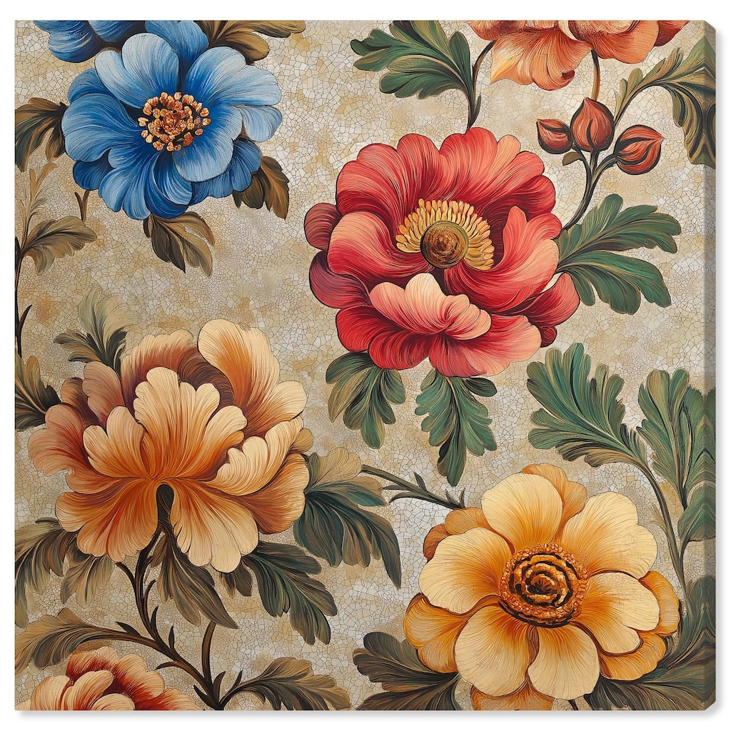 Golden Gardenia I Canvas by Art Remedy, Gallery Wrapped