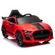 preview thumbnail 32 of 58, Ride-On Ford Mustang Shelby for Kids, Bluetooth Music, Headlights, 3 Speeds