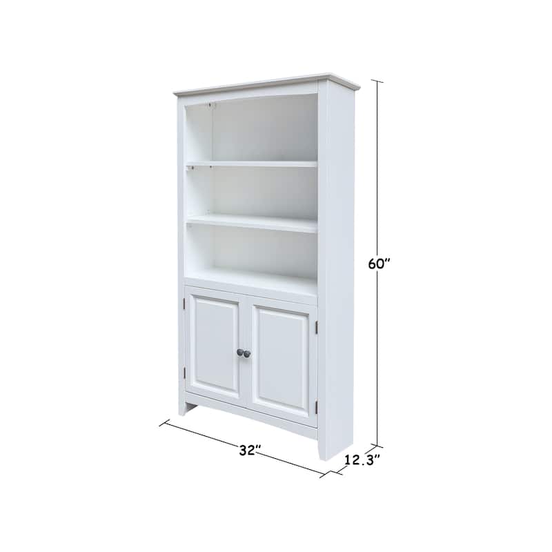 72-inch Shaker Bookcase