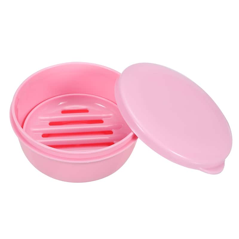 Travel Soap Container, 3 Pack Round Soap Holder Case