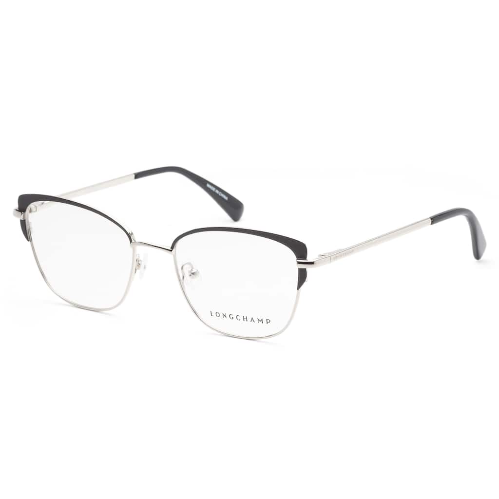 Longchamp Women's 53mm Black Silver Opticals
