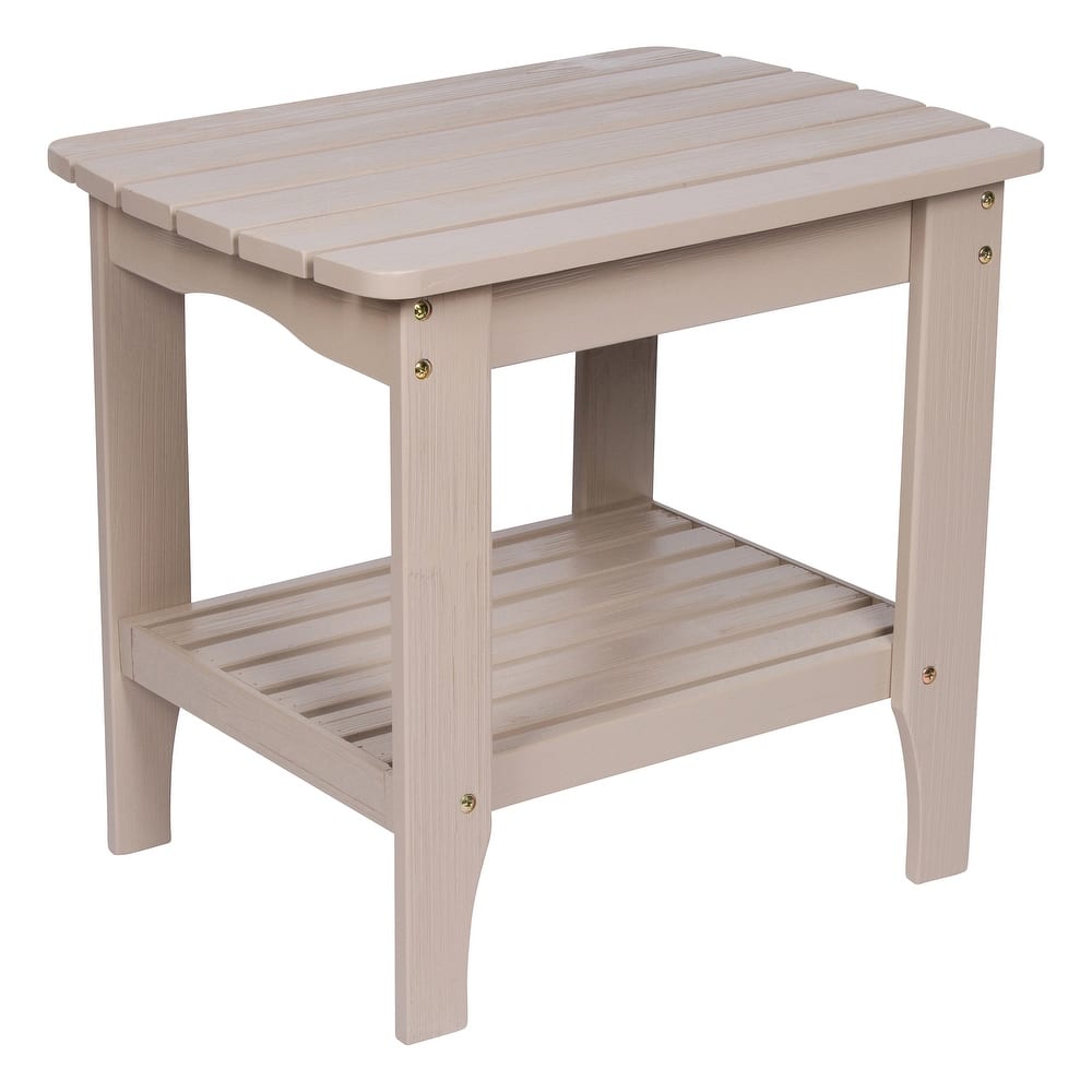 Laguna 24" Weather Resistant Wood Rectangular Table
