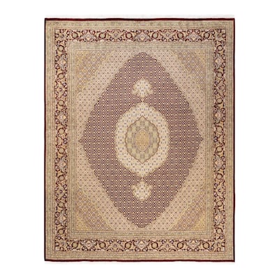 Overton Hand Knotted Wool Vintage Inspired Traditional Mogul Red Area Rug - 8 x 10