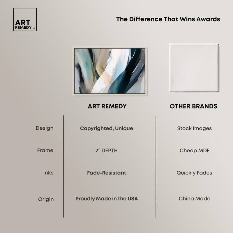 Sweeping Forms II Canvas by Art Remedy
