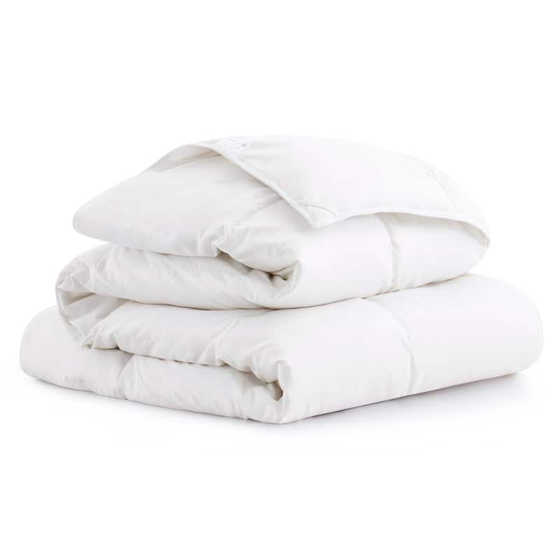 White Goose Feather Down Comforter Duvet Insert Ultra Soft Cover