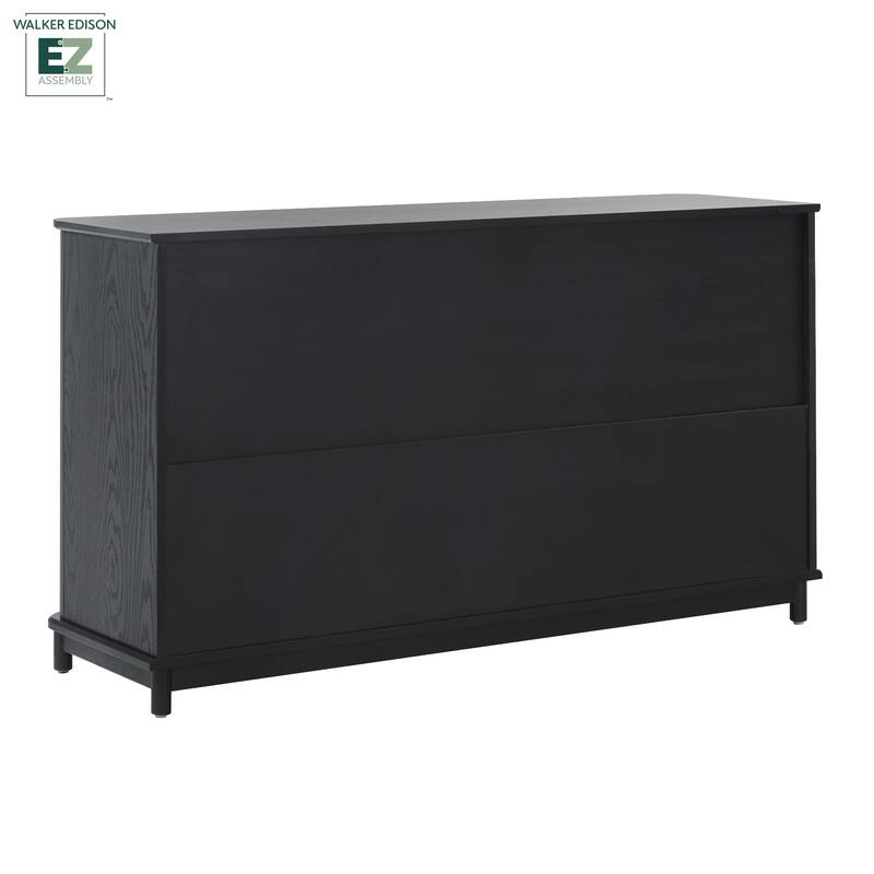Walker Edison Wood 6-Drawer Dresser with Ultra-Easy Drawer Assembly