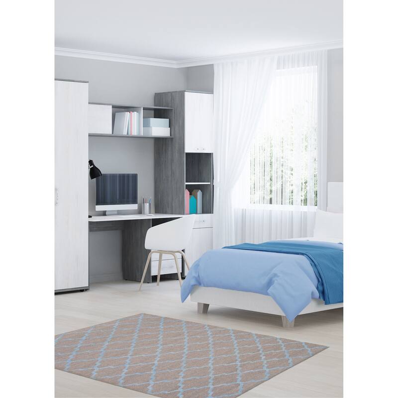 Ankara FW Grey Kilim 5'4" x 7'10" - 5'4 x 7'10