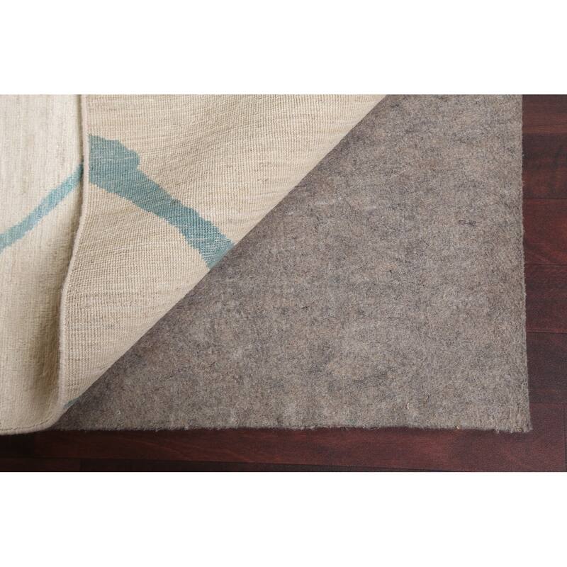 Vegetable Dye Contemporary Moroccan Area Rug Hand-knotted Wool Carpet - 7'9" x 9'9"