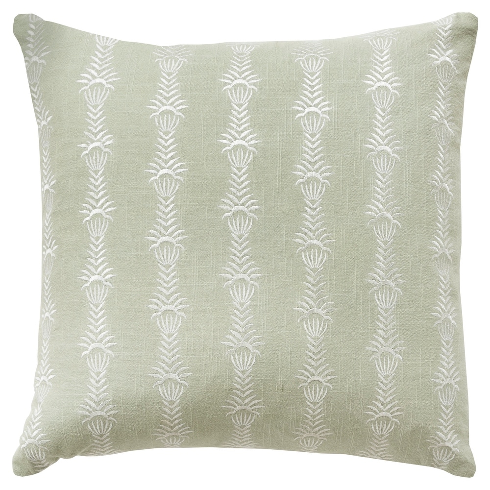 Rizzy Home Embroidered Throw Pillow Cover