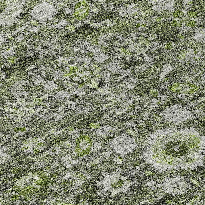 Machine Washable Indoor/ Outdoor Chantille Traditional Vintage Floral Rug
